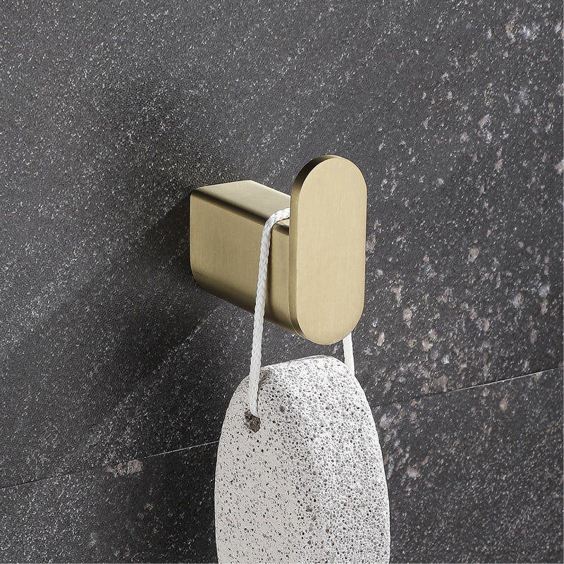 Ensemble de quincaillerie de salle de bain de cinq articles, Brushed Gold