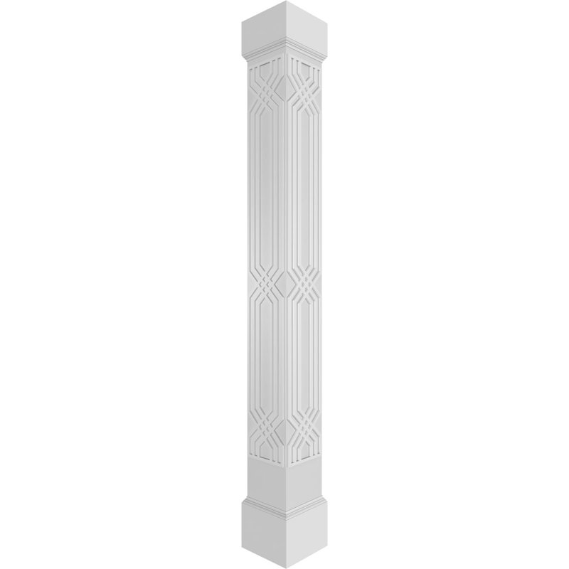 Carré Craftsman Classic Atlas non effilé avec colonne Mission, H 108 po x l 9,625 po x P 9,625 po