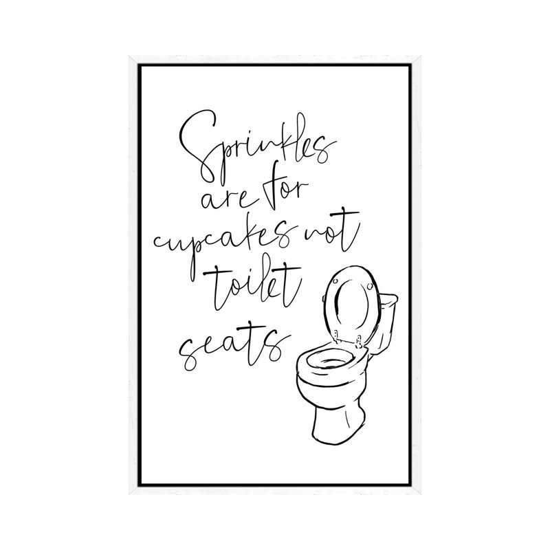 Sprinkles by Mlli Villa - Print on Canvas, 101.6cm H x 66.04cm W x 3.81cm D, White Framed
