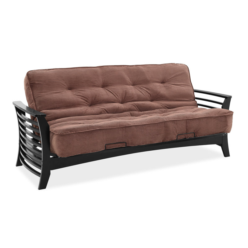 Futon et matelas Mccaffery, Velours côtelé java