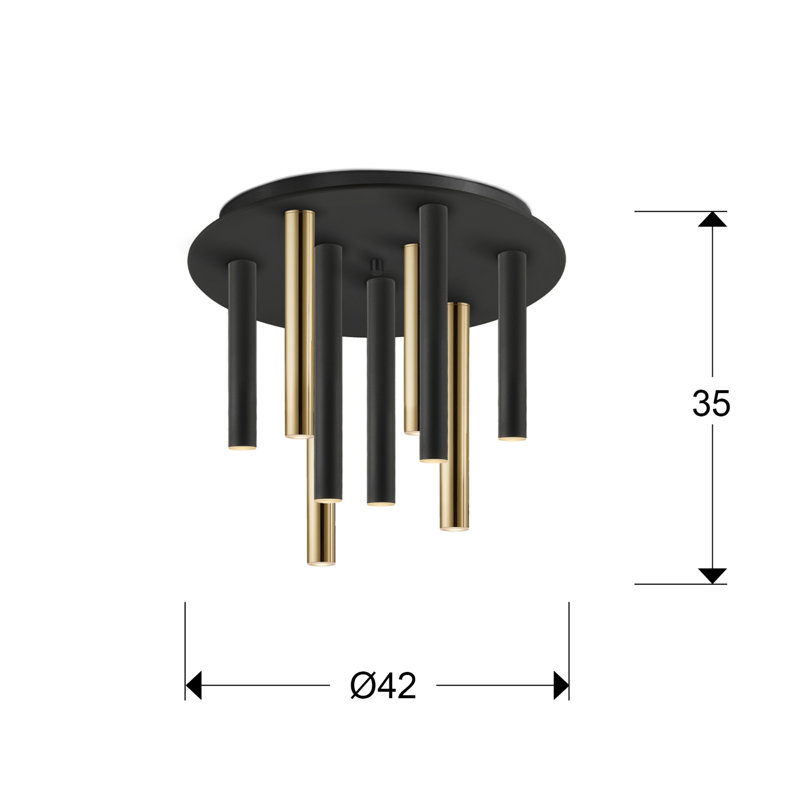Kuhlmann Acrylic LED Flush Mount