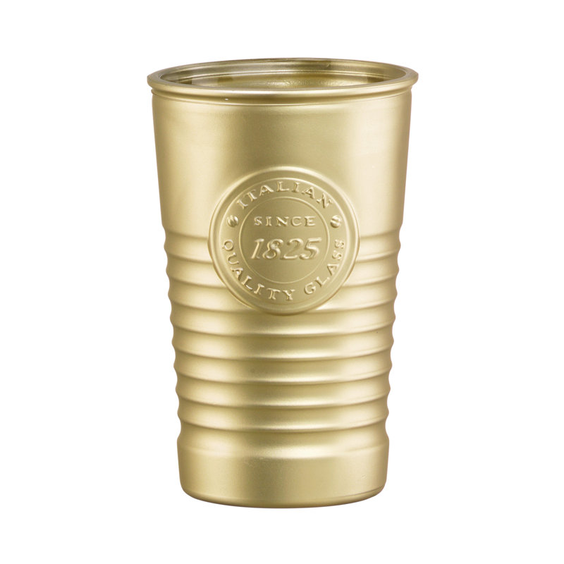 325ml Drinking Glass, 6, Gold