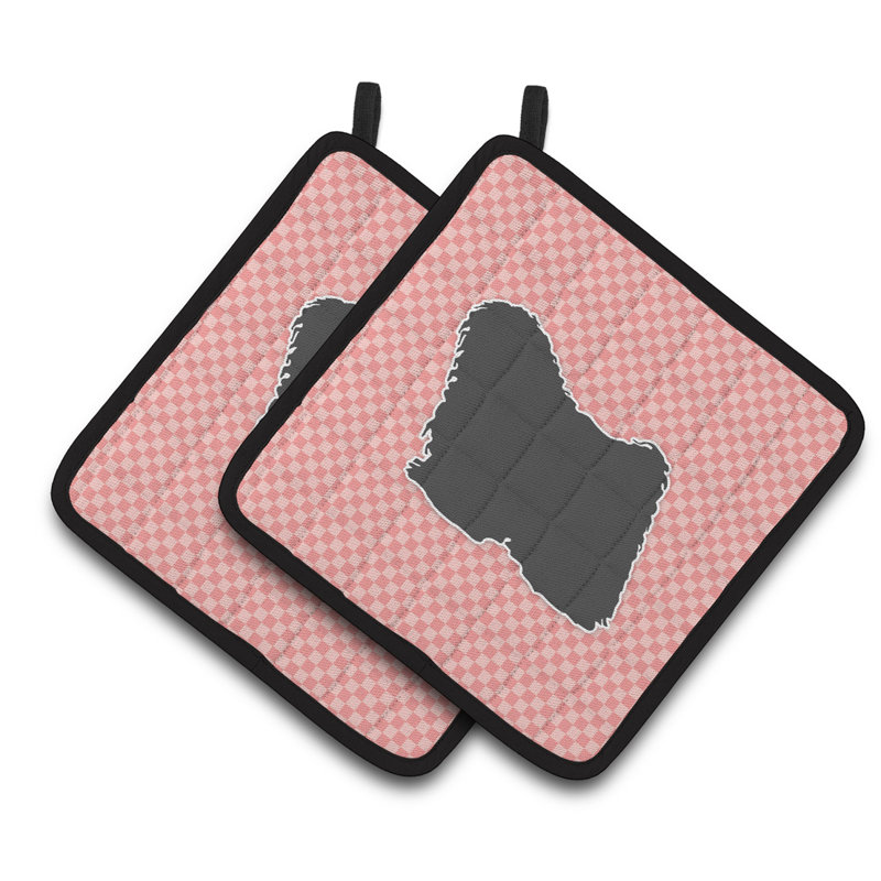 East Urban Home Polyester Potholder, Pink