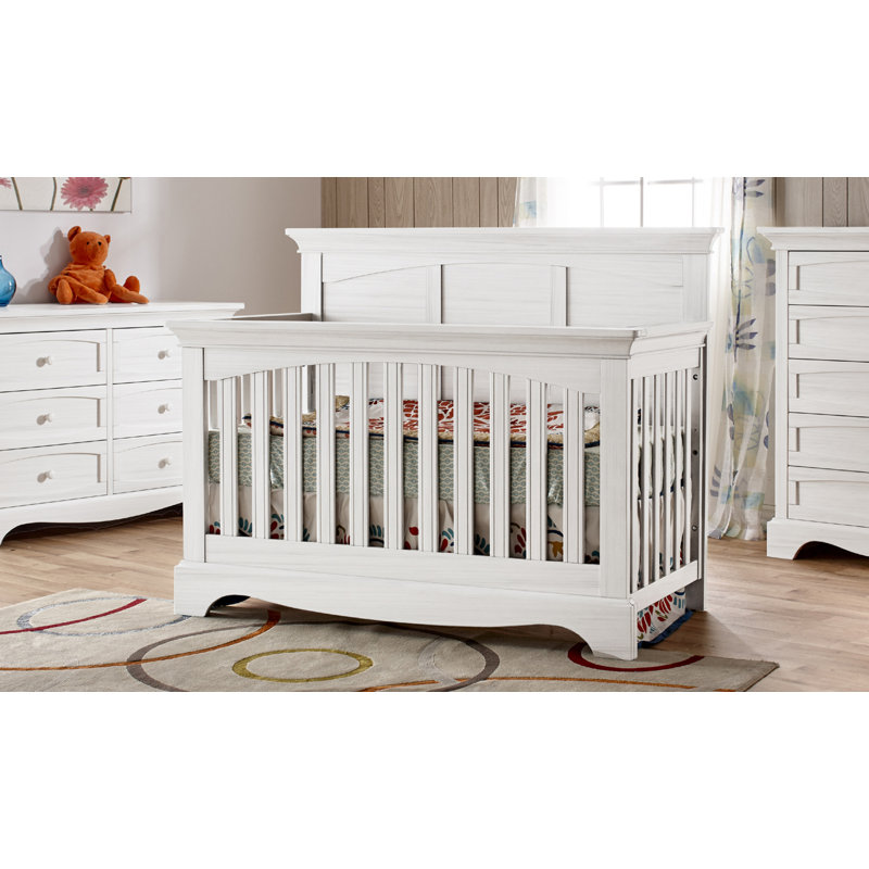 Lit de bébé convertible 5-en-1 Adalee, Blanc