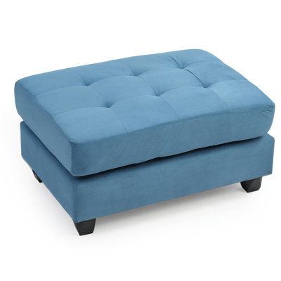Élégant repose-pieds turquoise pour n'importe quelle pièce