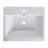 Sleek Contemporary Design 24" Bathroom Resin Sink