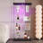 Tawny  Glass Display Cabinet 4 Shelves With Door-1593016166