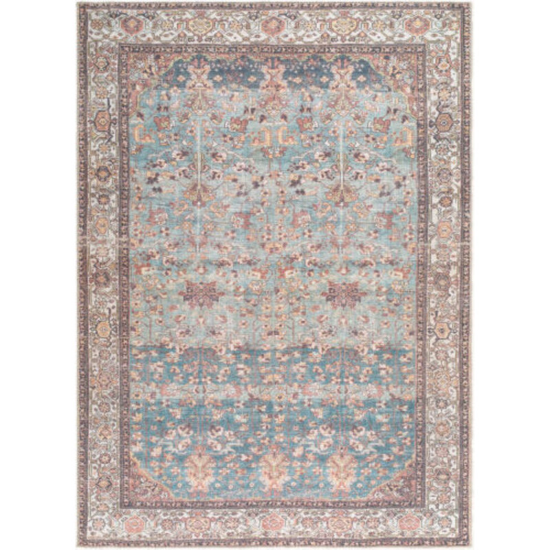 Bayze Machine Washable Area Rug, Rectangle 7'10" x 10'2"