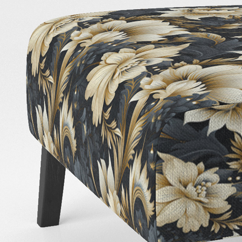 Fauteuil de chambre Flower Damask Breeze II - Velours