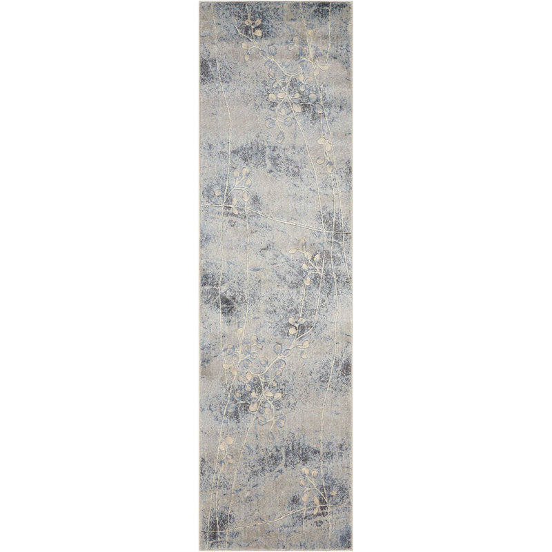 Arnim Performance Floral Indoor Rug, Runner 2'3" x 8'