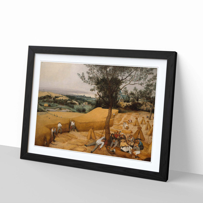Pieter Bruegel The Elder - Single Picture Frame Painting, Black