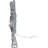 Kurt Adler UL 25-Light Cool White LED Glittered Snowflake Treetop