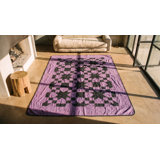 Antique Quilt Allover Geometric Needlework Rug