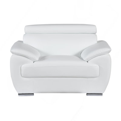 Chaise en cuir véritable