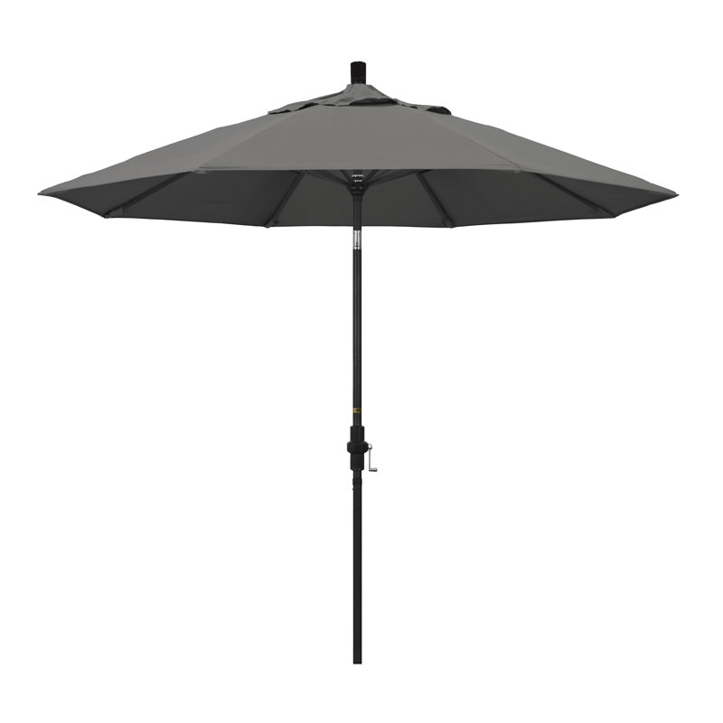 Parasol 9 'Market Sunbrella, Toile gris anthracite Sunbrella®