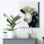 «Flower Crown Cow» par Carol Robinson, reproduction d'art sur toile tendue-1336059331