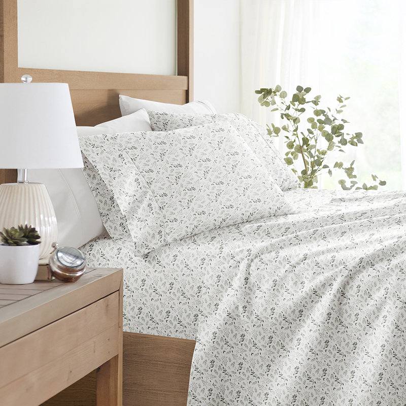 Literie en microfibre à motif de draps ultra doux
