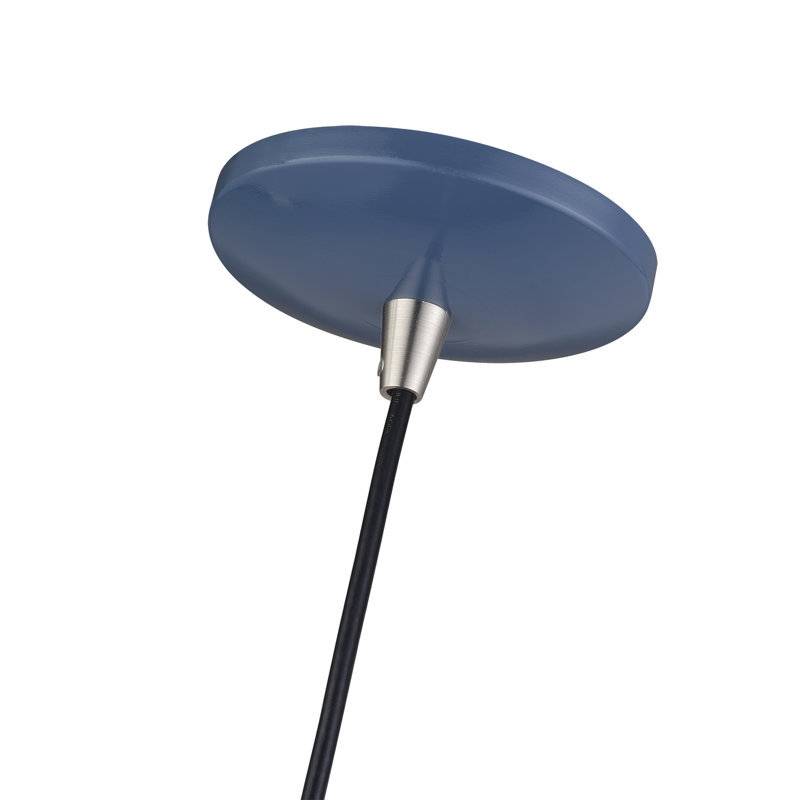 Luminaire suspendu Cavill, Bleu océan