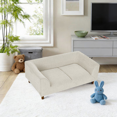 Pet sofa with backrest and armrests