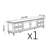 American solid wood style TV cabinet-106815757