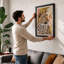 Leopard in Botanica Boho - Framed Print-727427254-727427258