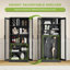 Kizzi 31.5'' Wide 5 - Shelf Metal Storage Cabinets-1131873906