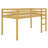 Sturdy Wooden Loft Bed with Ladder & Strong Slat Support-1663515508