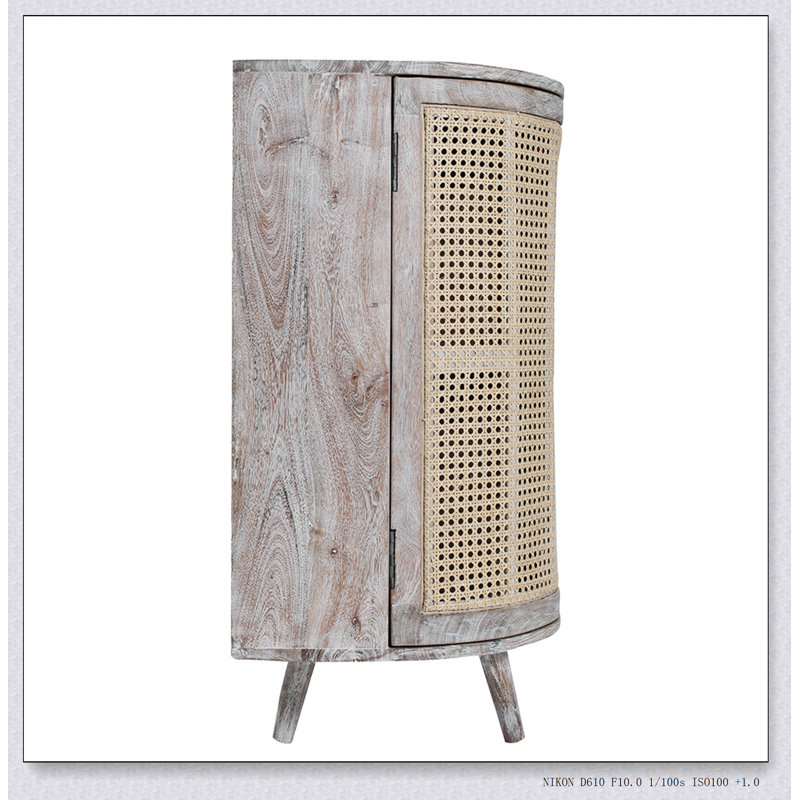 Console 57 po x 16 po x 33 po avec portes cannes