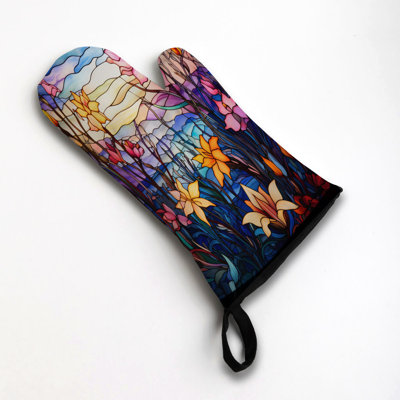 Petal Pane Oven Mitt Cotton Twill