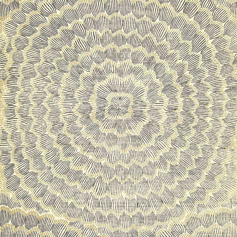 Papier peint Schumacher x Celerie Kemble, Onyx / or