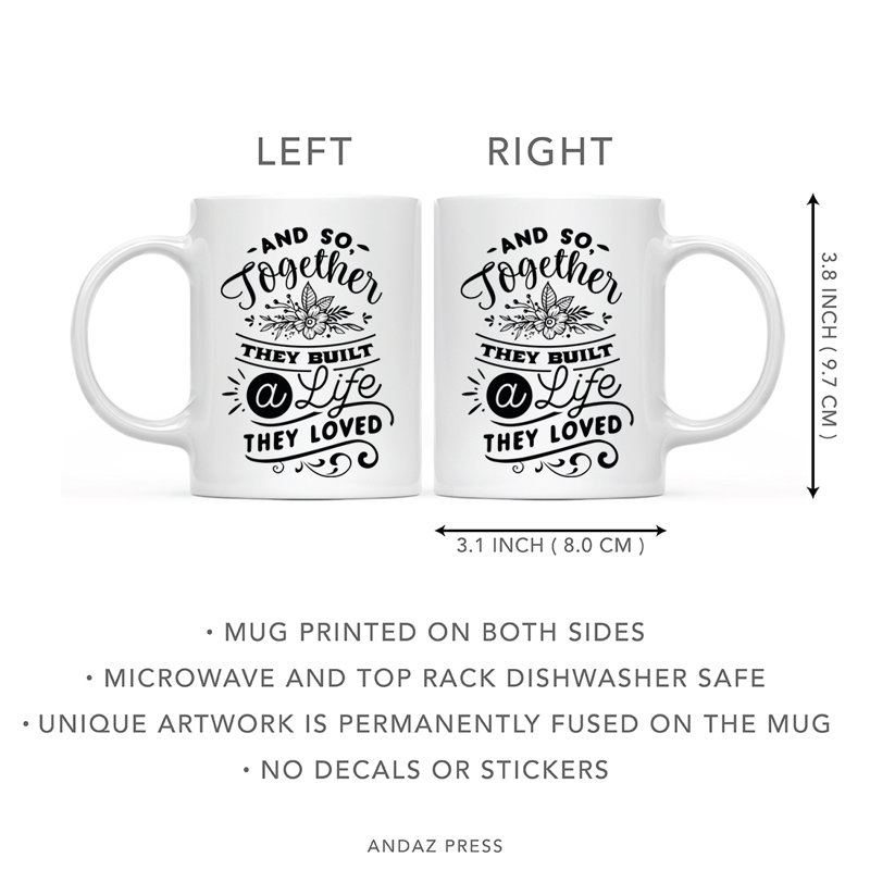 Tasse à café Ahmeek, Traduction « And So Together They Built A Life Th