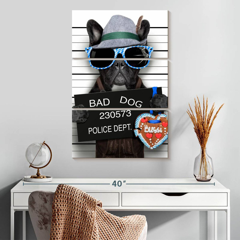 Bouledogue français Brampt Bad, H 32 po x l 20 po