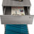 Rolling Office Cabinet with Lock and Drawers