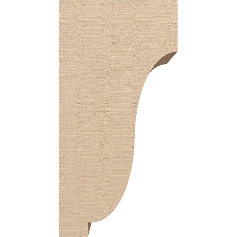 Corbeau Van Buren en cèdre brut TimberThane Corb, apprêté brun clair, H 14 po x l 7 po x P 7 po