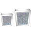 Handmade Mirrored Glass Planter Box-1806606144