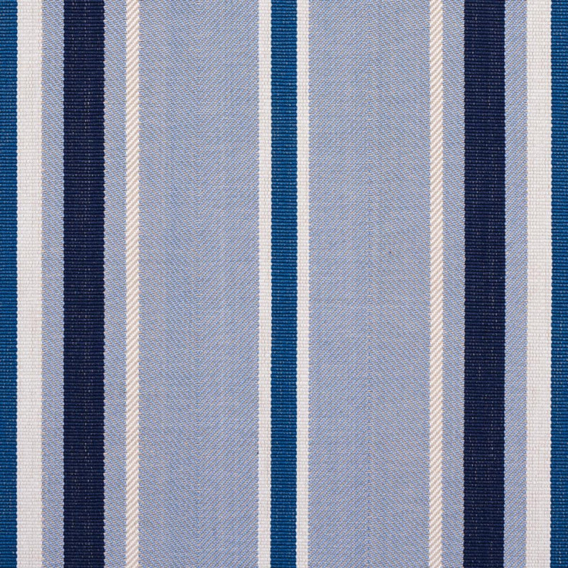 Minzer Cotton Stripe Fabric, Blue