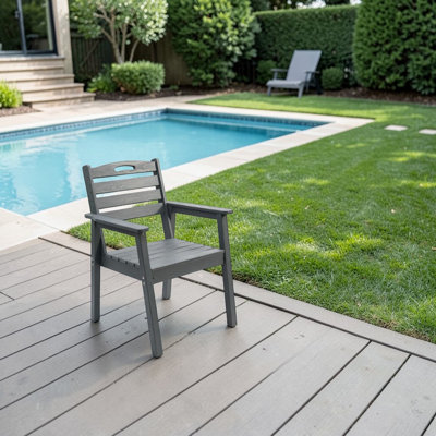 Chaise de terrasse en PEHD Abigail