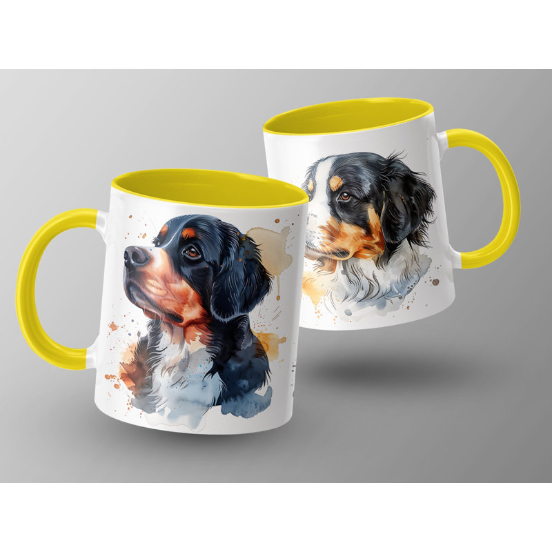 Ceramic Coffee Mug, Yellow