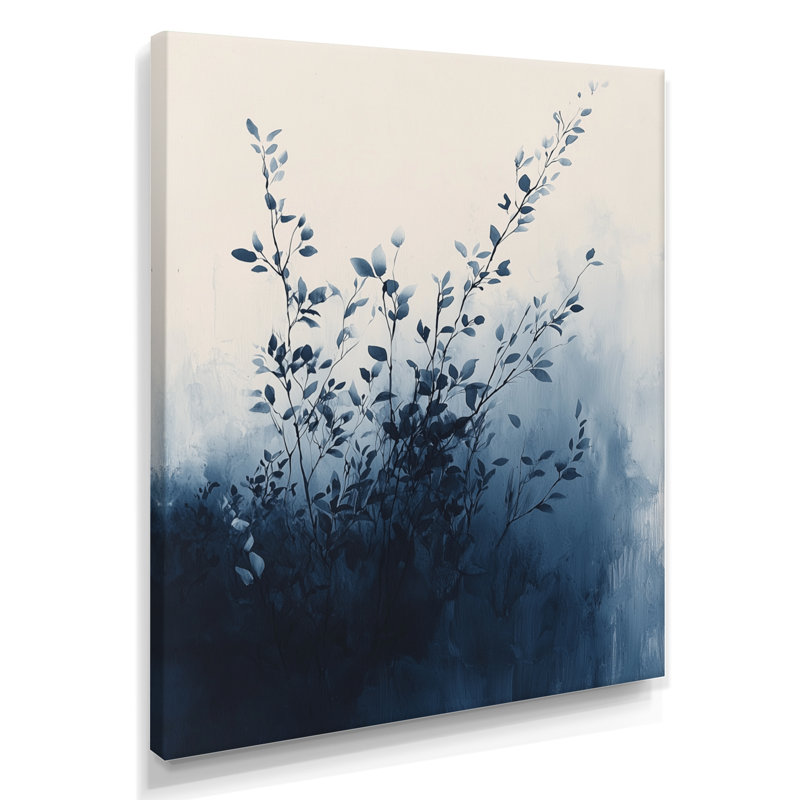 Caravelle - art mural floral, Toile tendue, Ne s’applique pas, H 20 po x l 12 po