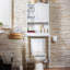 Rangement au-dessus de la toilette l 23,5 po x H 67 po x P 6,5 po Acevedo