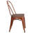 Kewaunee Metal Stackable Chair with Wood Seat-1976427549