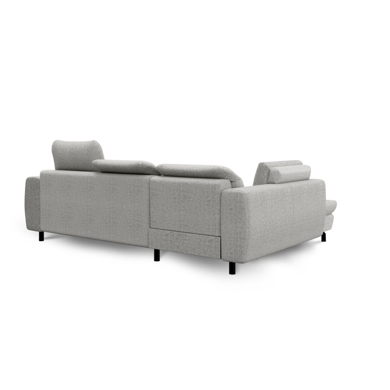 Aalijah 4 Seater Sofa Bed, Left Hand Facing, Light Grey