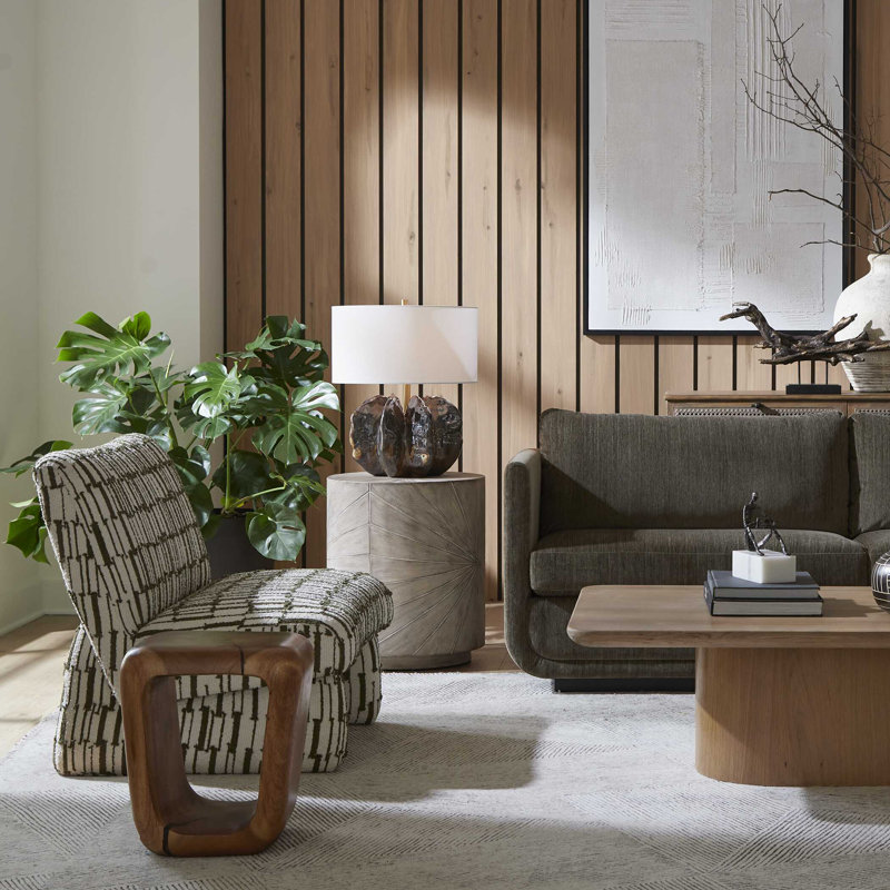 Uttermost Jaudon Brown Glass Table Lamp