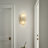 2-Light 13.8" Dimmable Modern Wall Mounted Sconce With Alabaster Shade Bathroom Sconces Wall Lighting For Living Room, Bedroom, Hallway -124444359