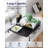 Extendable Dish Drying Rack - Adjustable Length 12.8"–21.0", Auto-Draining Dish Rack for Kitchen Counter, Rust-Resistant Metal Frame Over-Sink Support for Plates, Bowls & Utensils, Sliver Grey-123640037-123640039