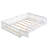 Twin Size Floor Bed (White)-1476433921