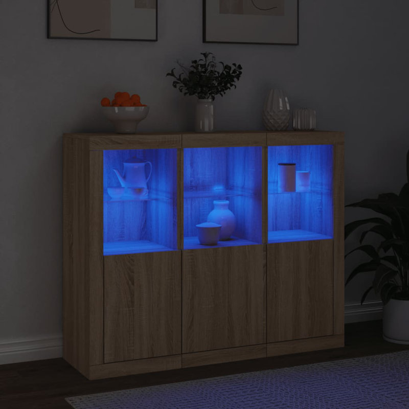 Azima 123cm Sideboard, Sonoma Oak