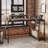 Nedyo 52'' W L-Shaped Computer Desk with Power Outlet, LED Gaming Work Desk with Shelves-1809345642-1777371659