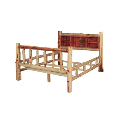 Lit standard en bois massif Brockway