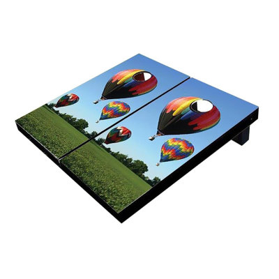 2 planches de cornhole à montgolfière 2 pi x 3 pi